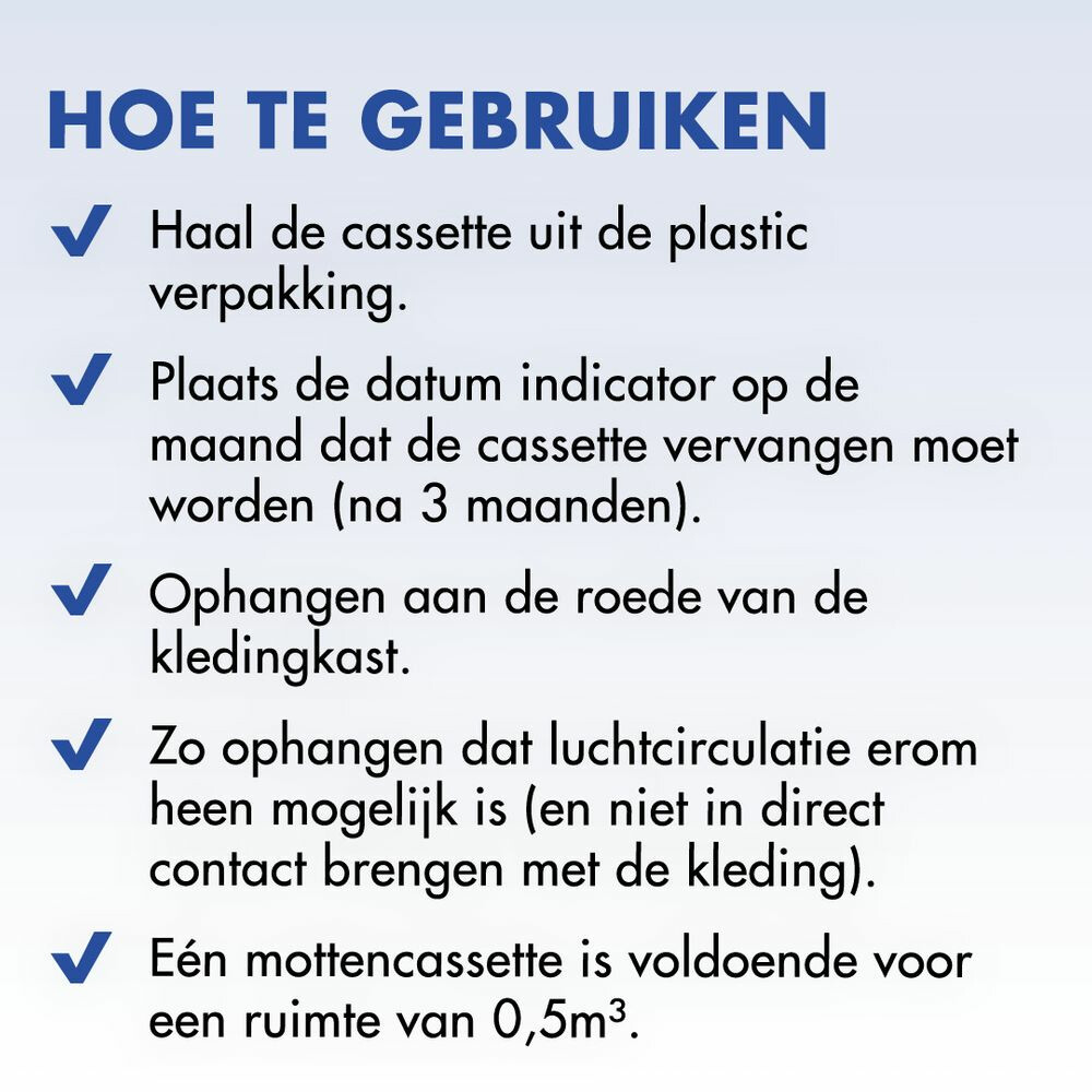 Roxasect Mottencassette 2 stuks