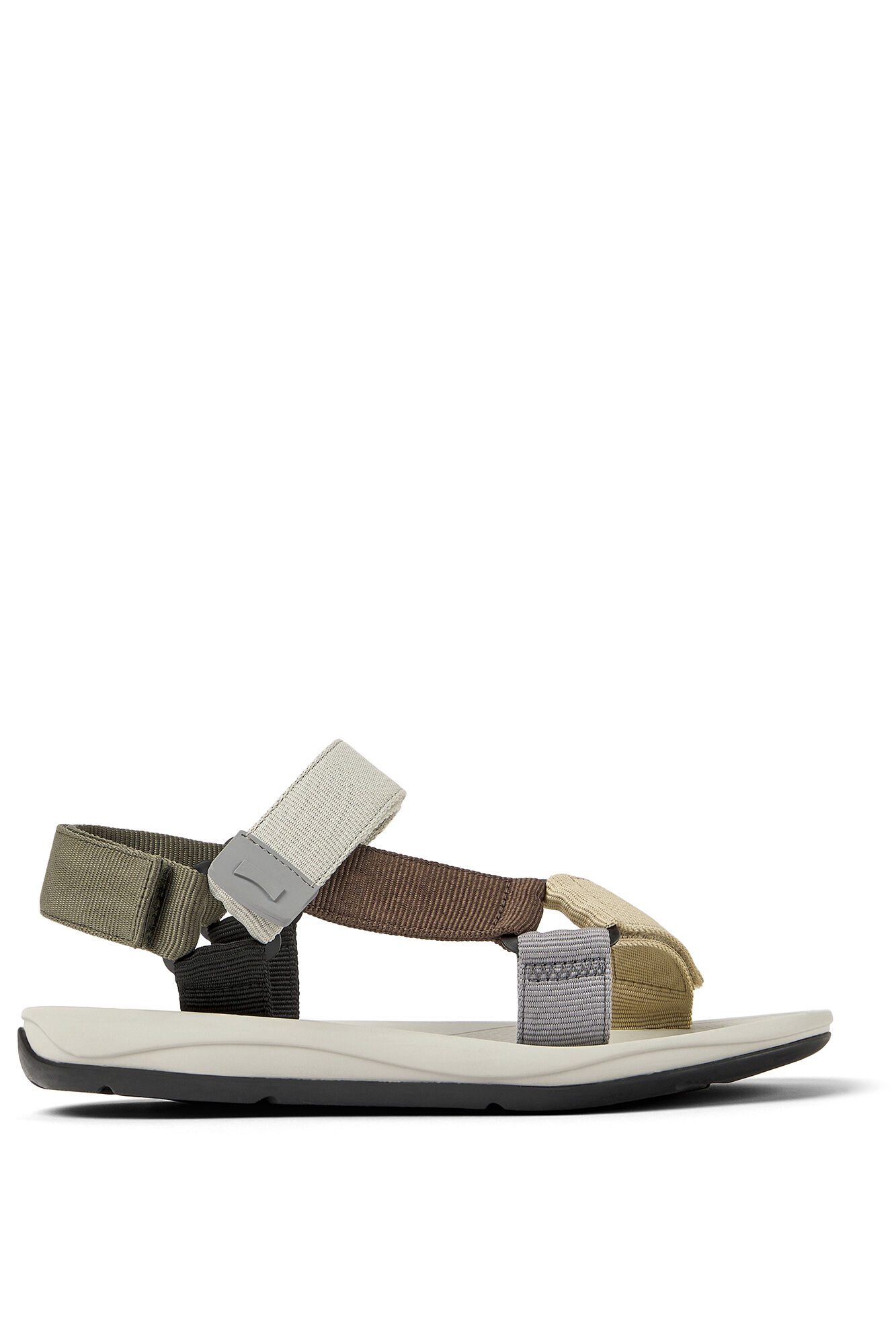 Sandália masculina preta. - multicolorida