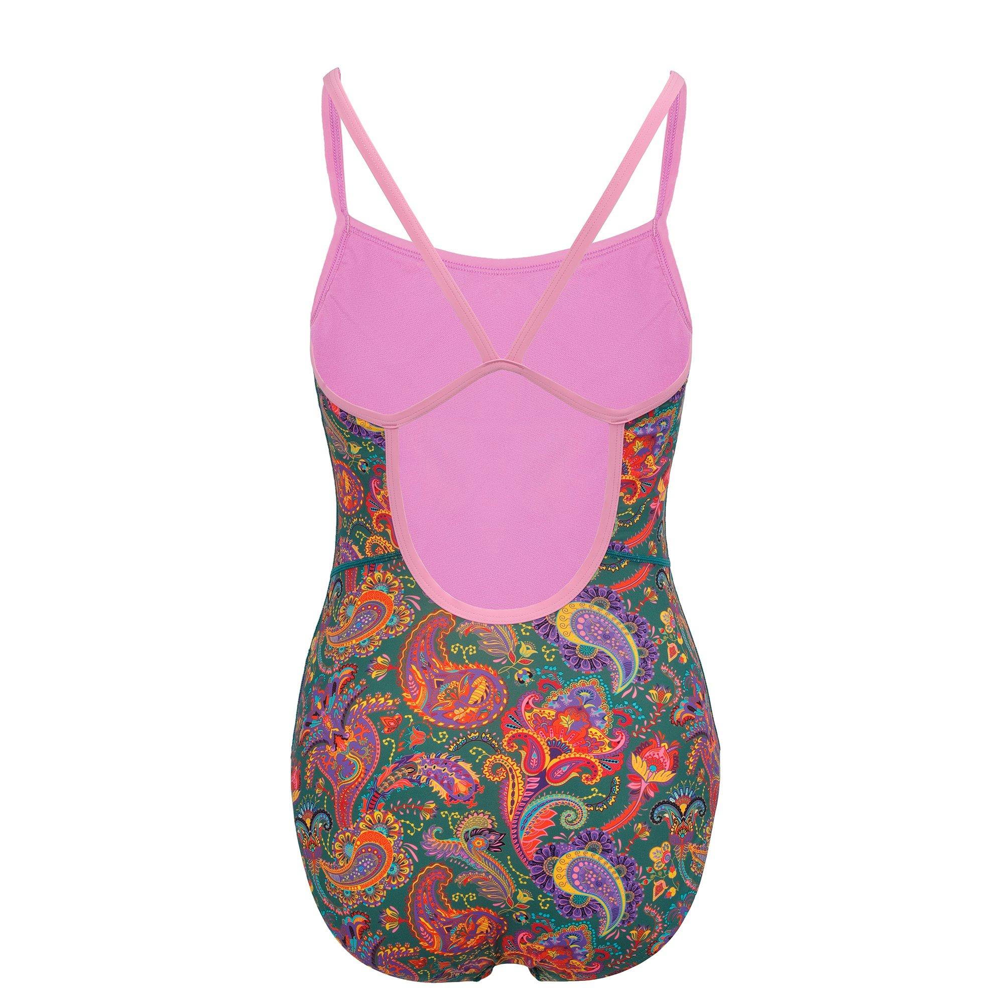 Slazenger Thinstrap One Piece Swimsuit Womens