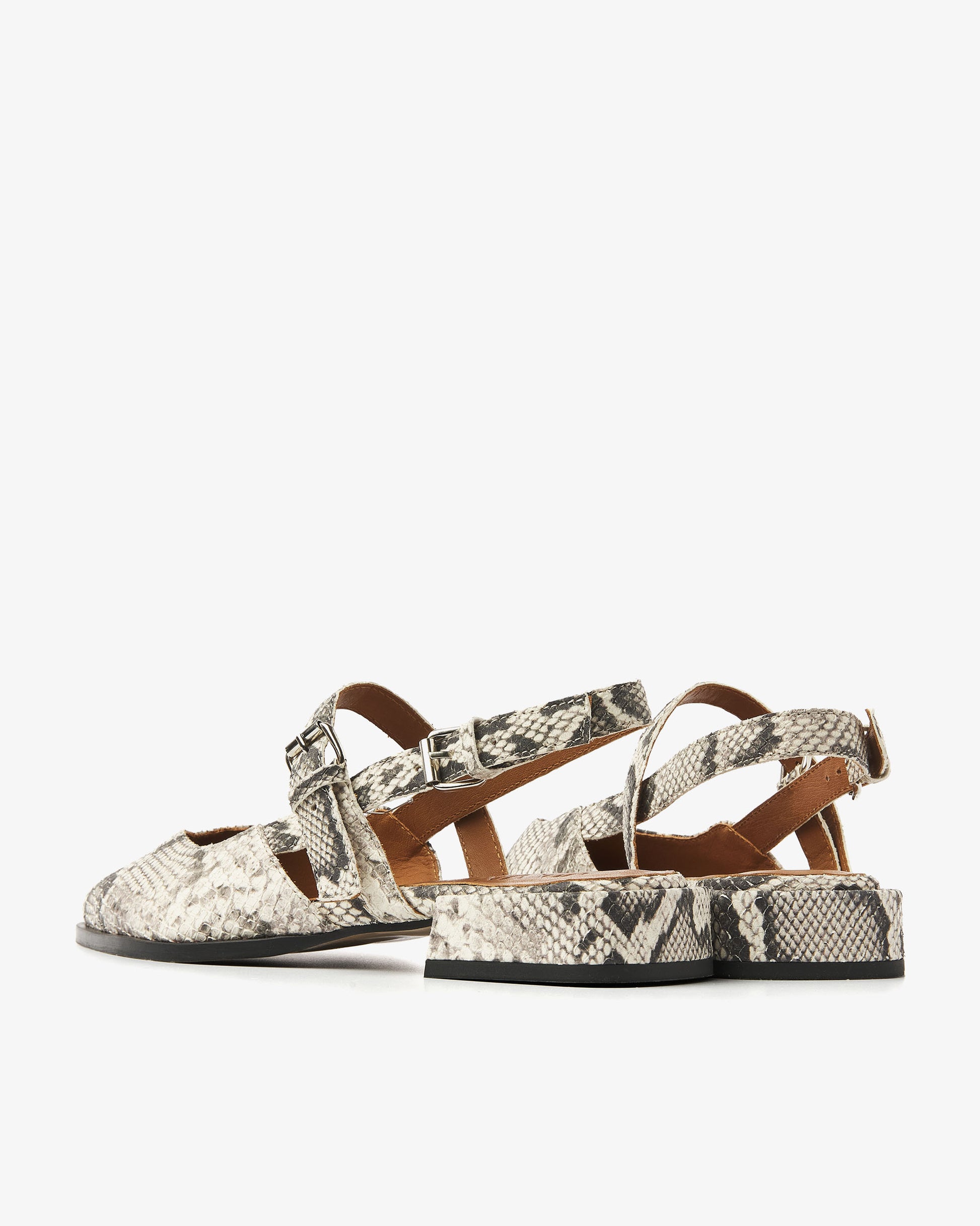 VIA VAI slangenprint slingbacks Jazz Valerie
