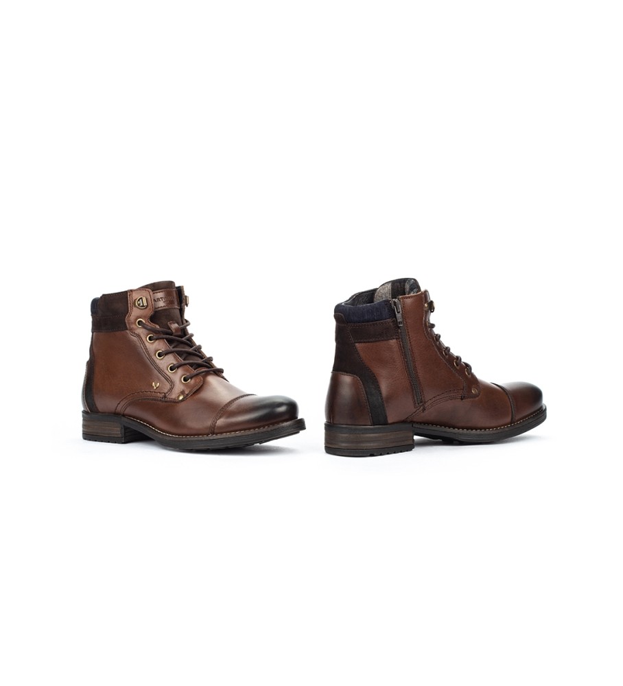 Botas de tornozelo Martinelli Sean em couro marrom