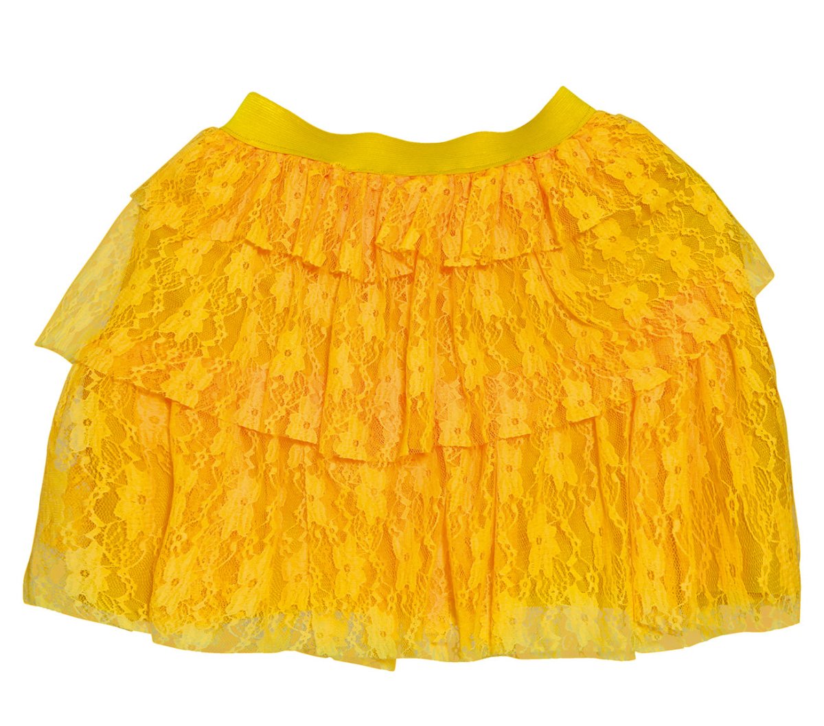 Jaren '80 Rok Neon Geel
