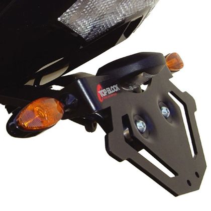 Support de plaque Top Block KAWASAKI Z750/Z750R 07/12 Z1000 07/09 - Noir