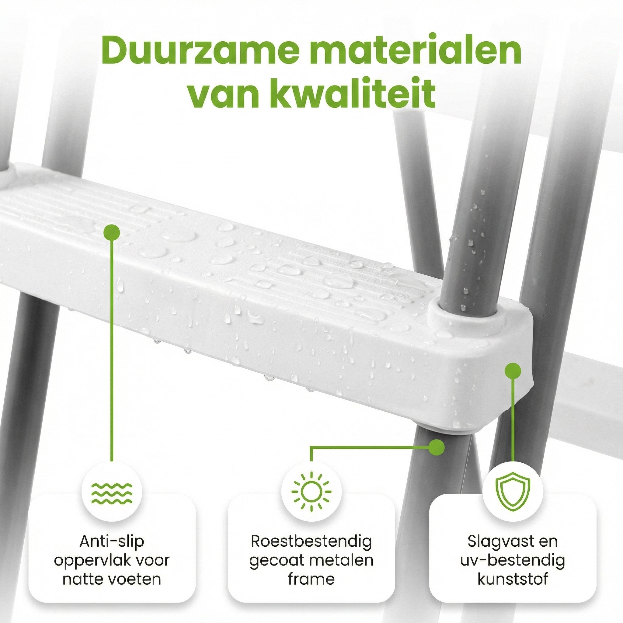 Intex zwembadtrap met extra veiligheid - 107 cm