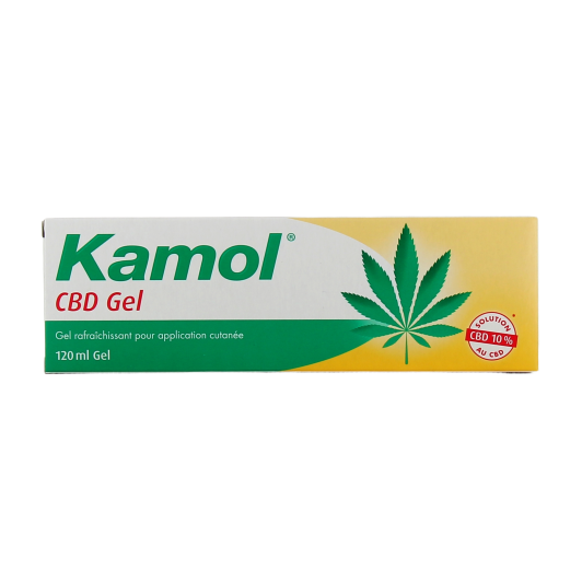 Kamol CBD gel de massage - Douleurs musculaires - Cannabidiol pur