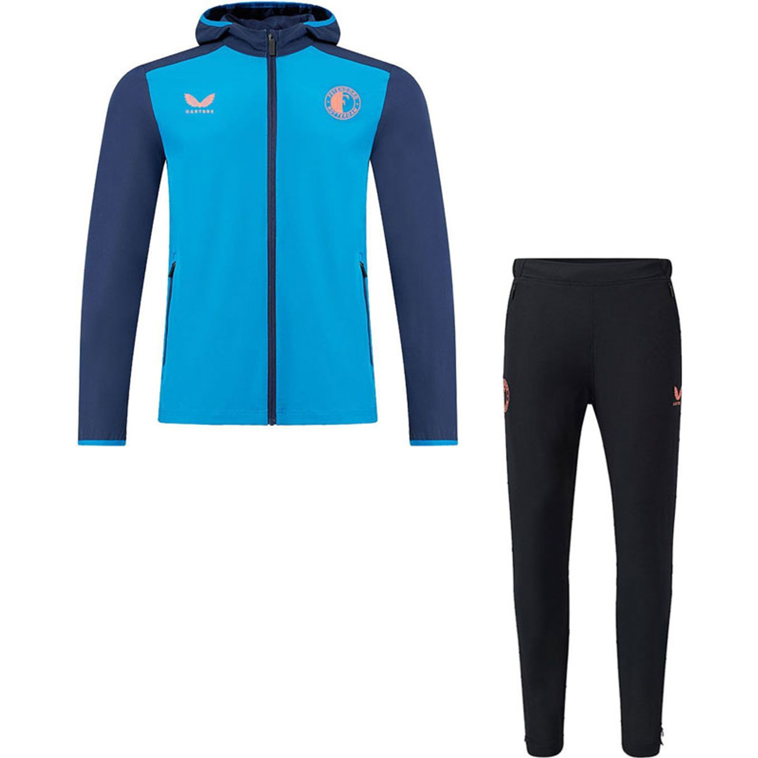 Castore Feyenoord Travel Hooded Trainingspak