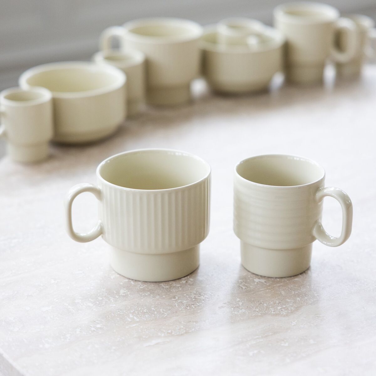 Sagaform Coffee & More temugg 2-pakning, beige