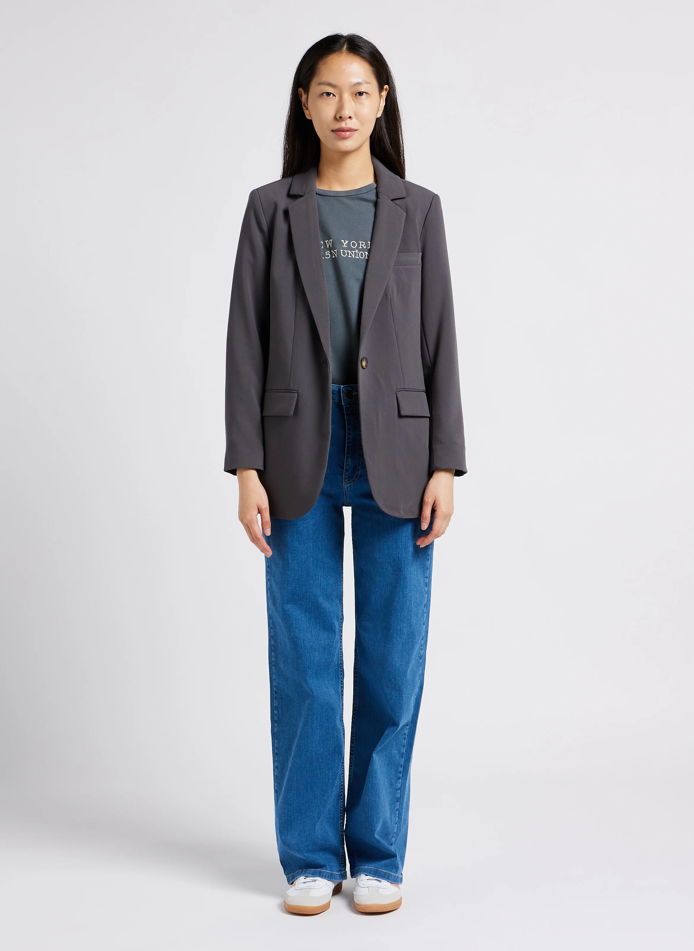 Veste de tailleur| Blanc