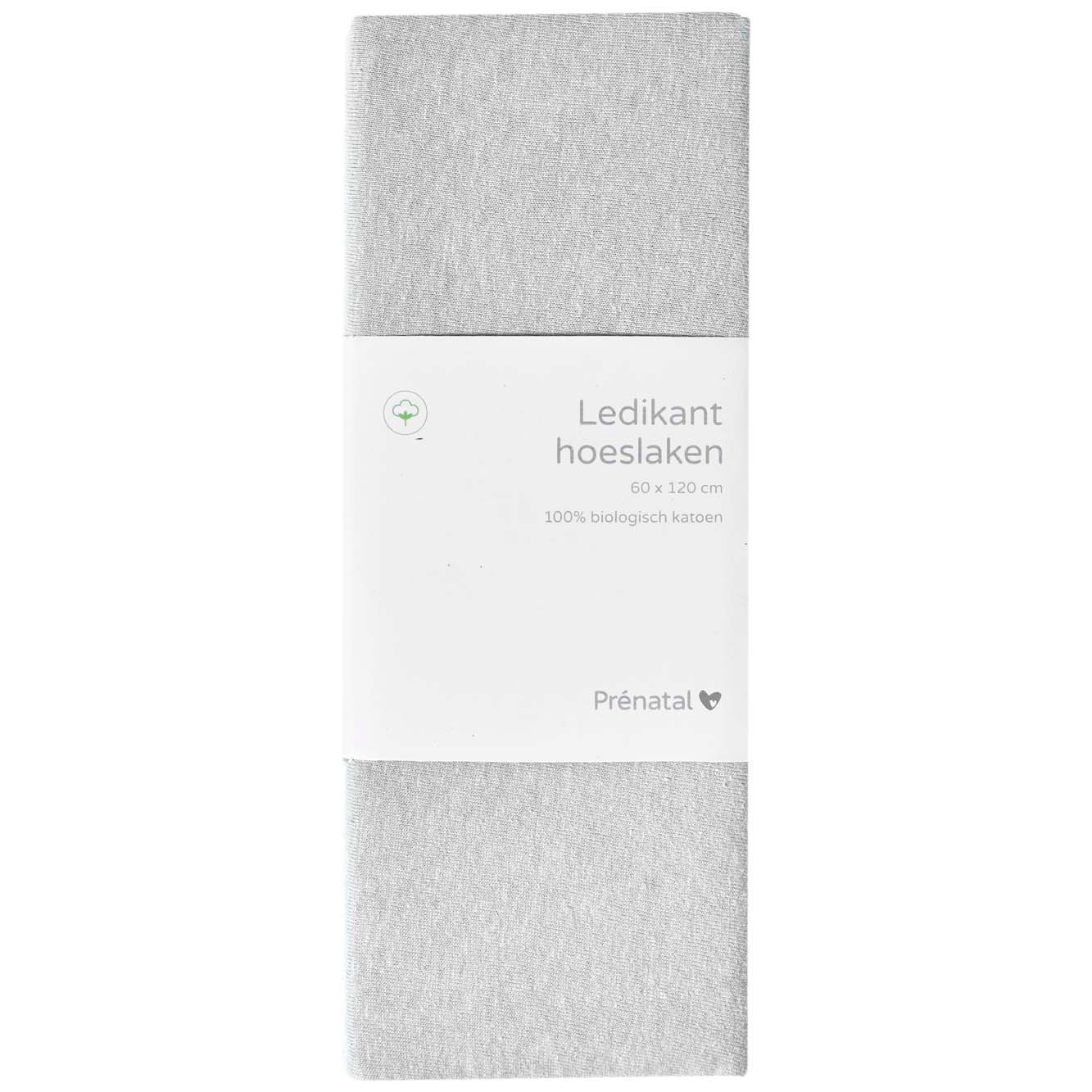 Prénatal ledikant hoeslaken grijs