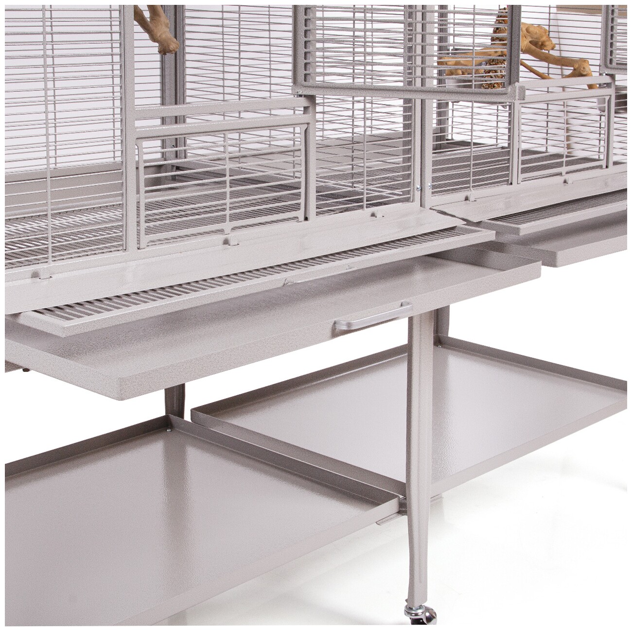 Montana Cages Vogelkäfig New Madeira Double hellgrau