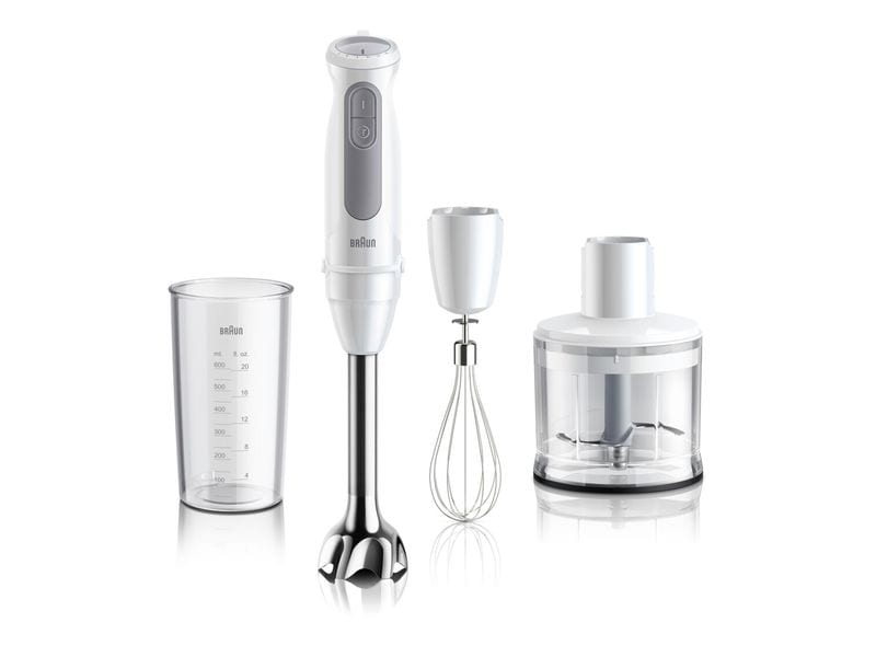 Braun Stabmixer MQ 50236 M Grau/Weiss Kraftvoller Stabmixer