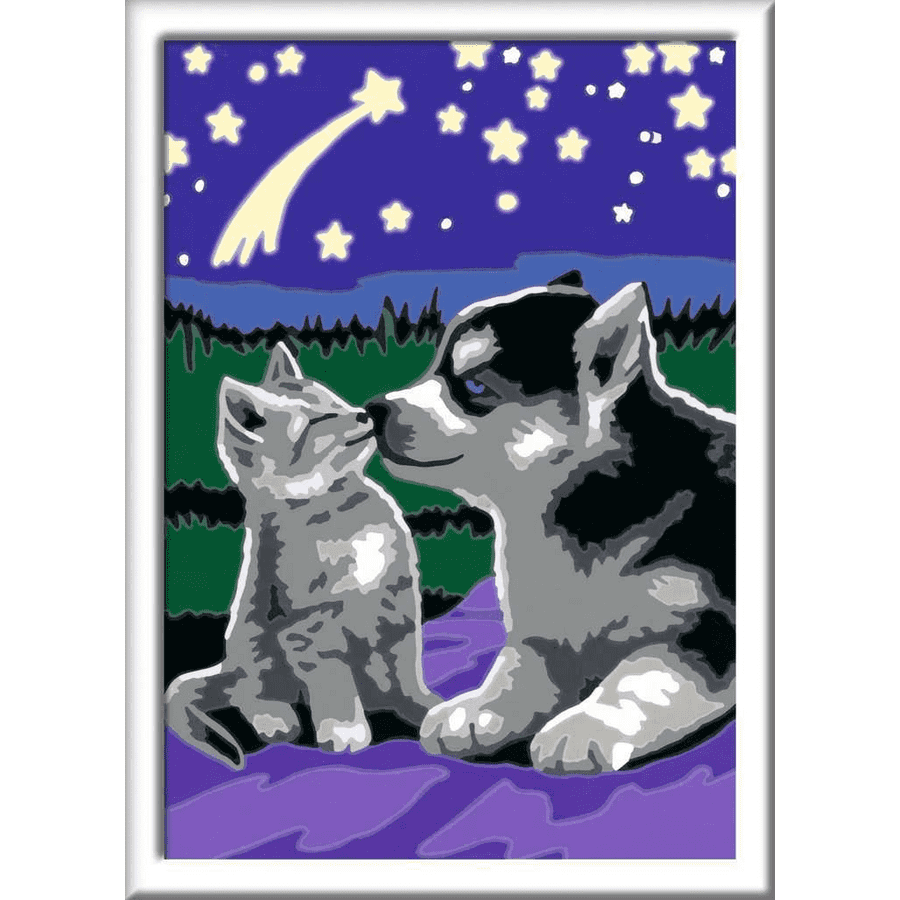Ravensburger Hund und Katze bunt