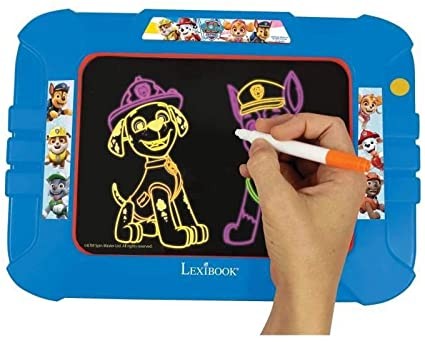 Lexibook - Paw Patrol Neon Lysende Tegnebræt