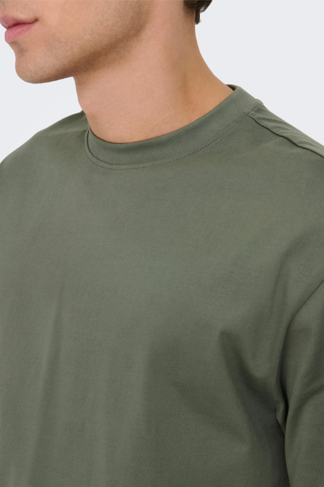 Only & Sons groene heren t-shirt