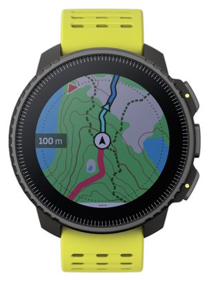 Montre GPS Suunto Vertical Black Lime - Jaune fluo