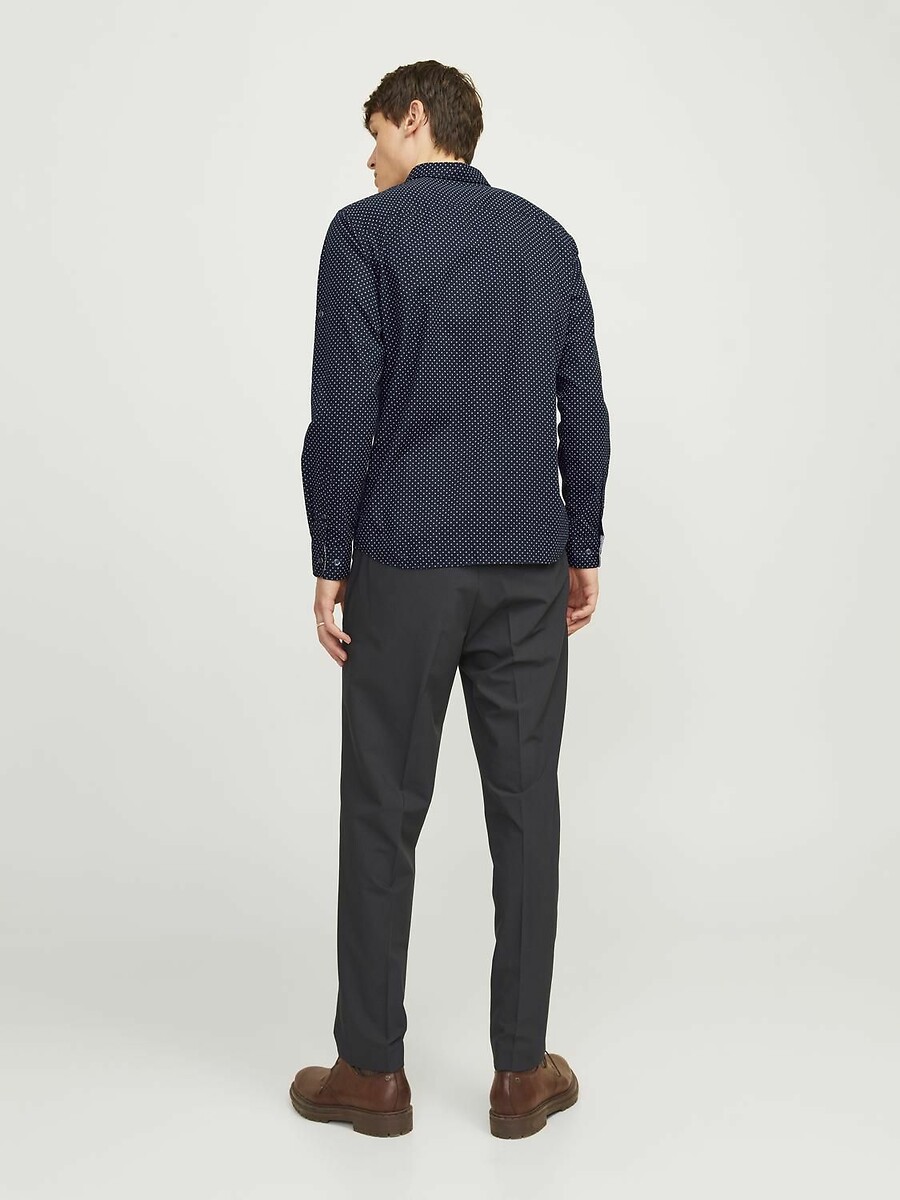 JACK & JONES<br>Camisa slim fit com microestampa