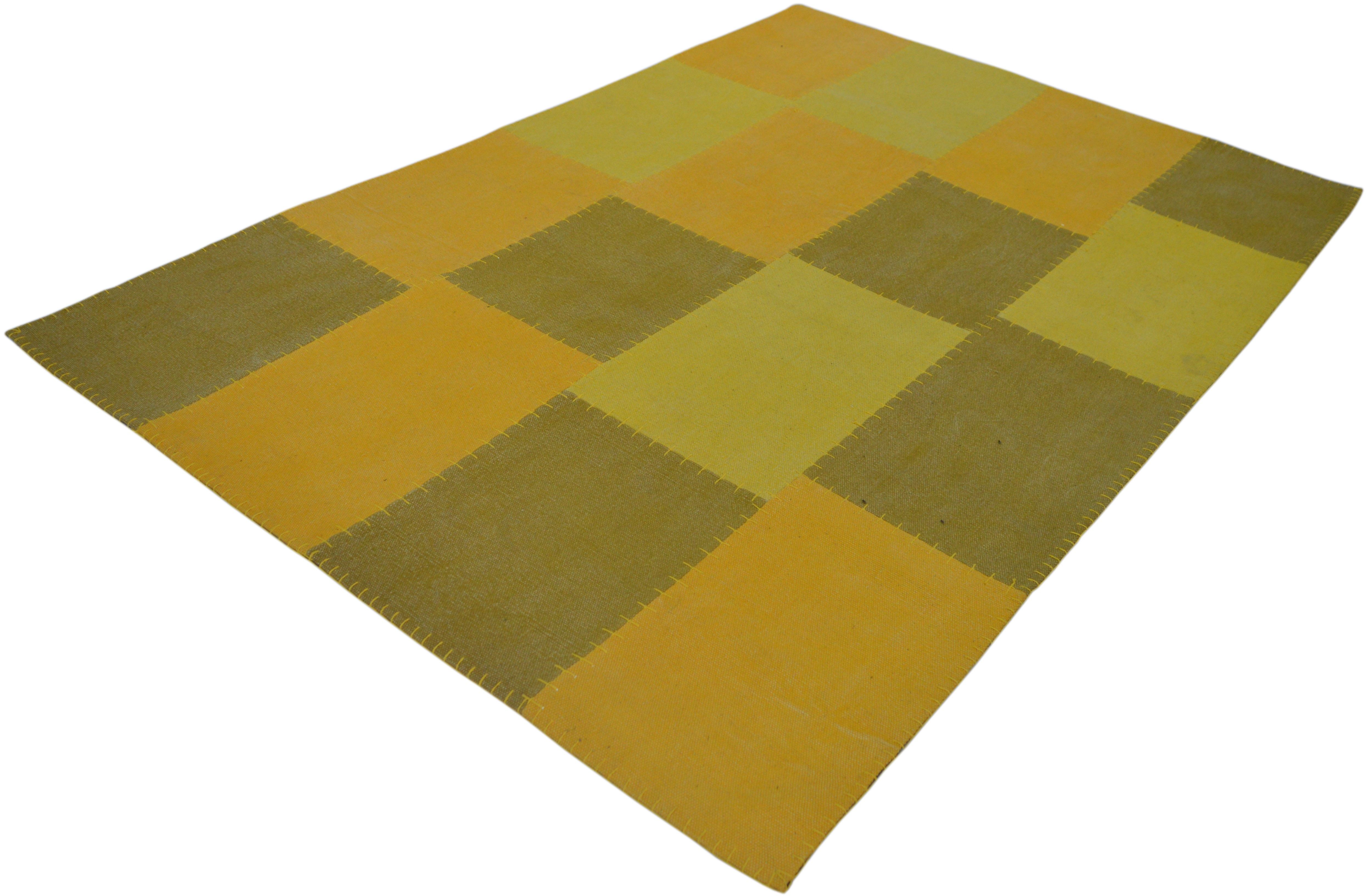 Vloerkleed 110 Multi Geel Lyrical