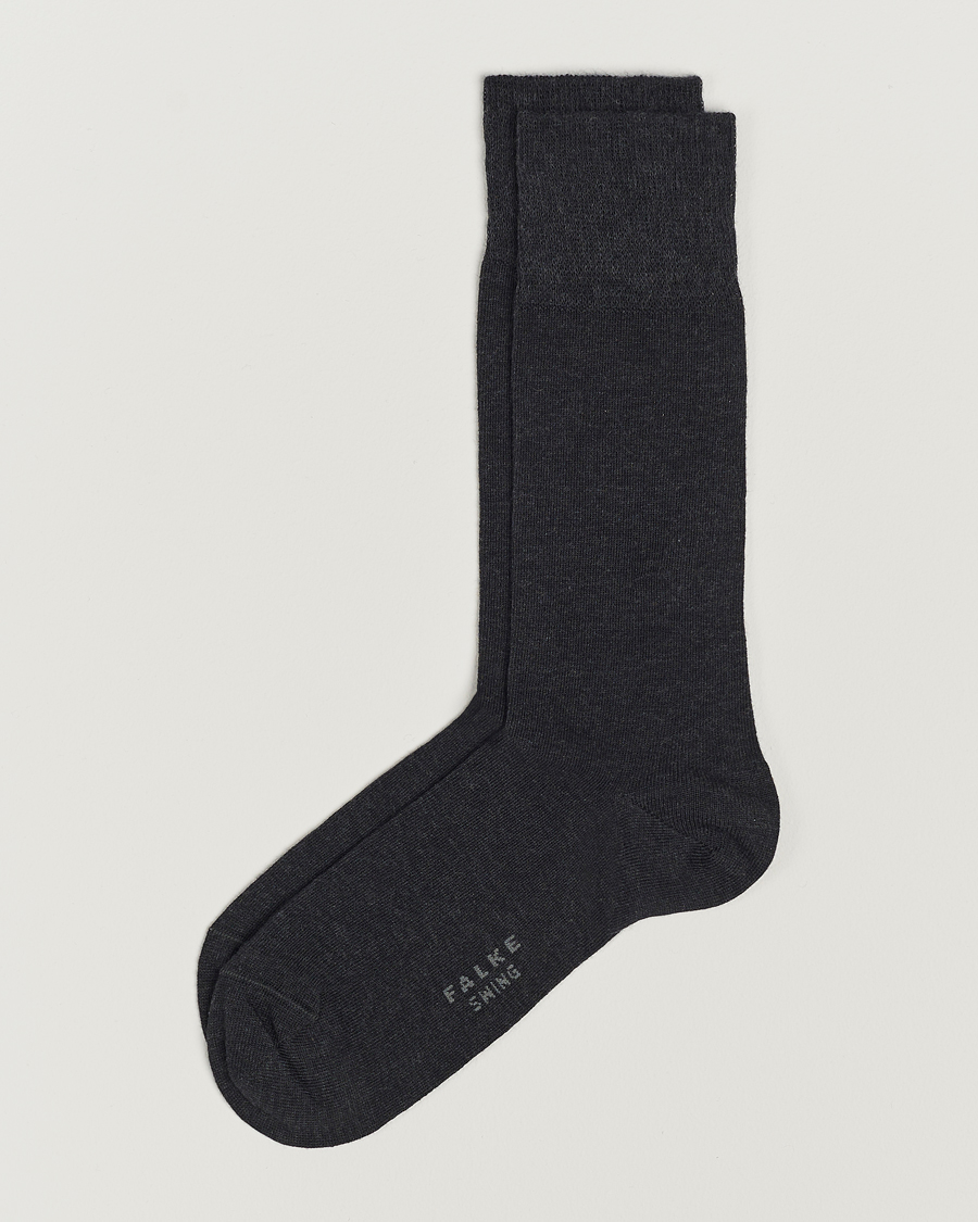 Falke Swing 2-Pack Socks Anthracite Melange