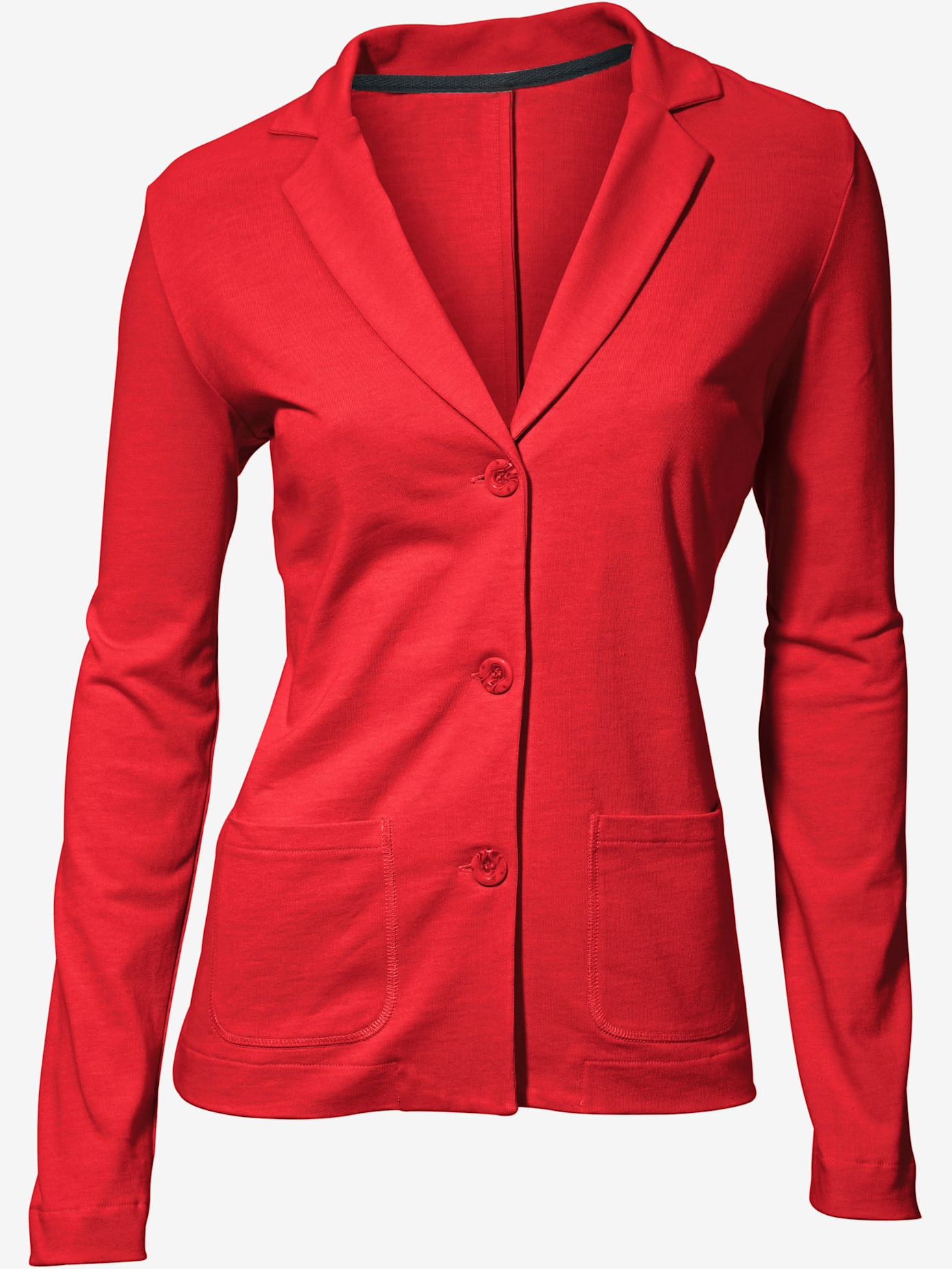 Blazer en jersey coupe sobre pour un look décontracté tendance