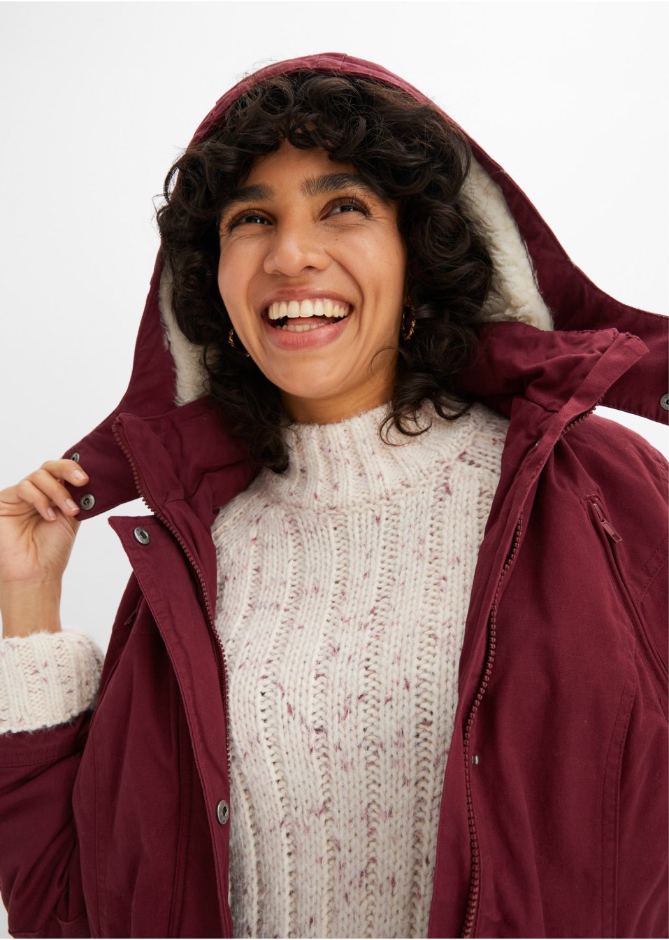 Parka en coton rembourrée