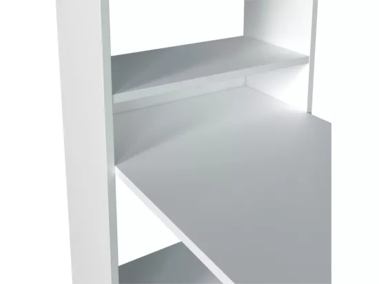Bureau réversible avec étagère de rangement - L120 cm
