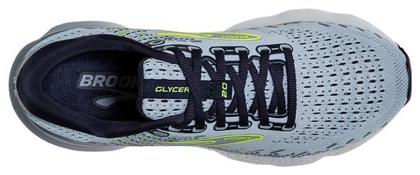 Chaussures de Running Brooks Femme Glycerin 20 Bleu Jaune