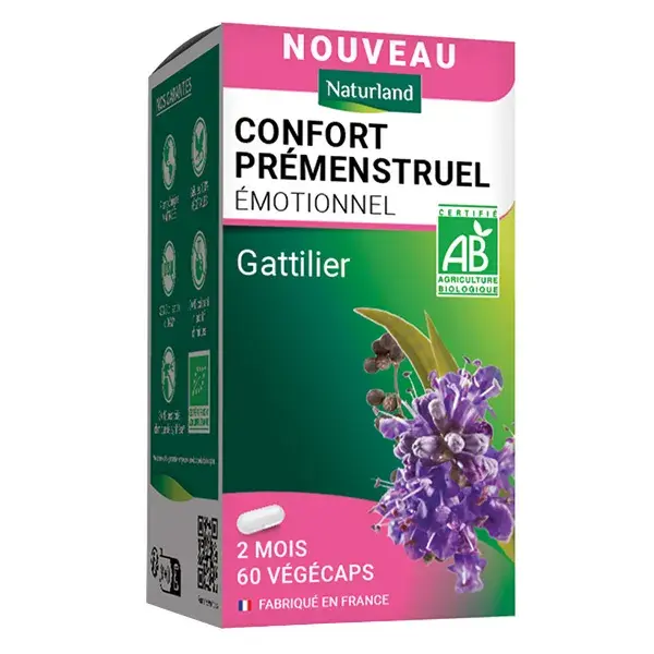 ÁRVORE-DA-VIGÉDIA ORGÂNICA NATURLAND - 60 CÁPSULAS VEGETAIS