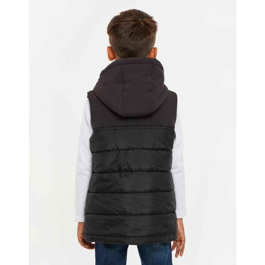 Threadboys Weste Gillet Bowie Padded Black