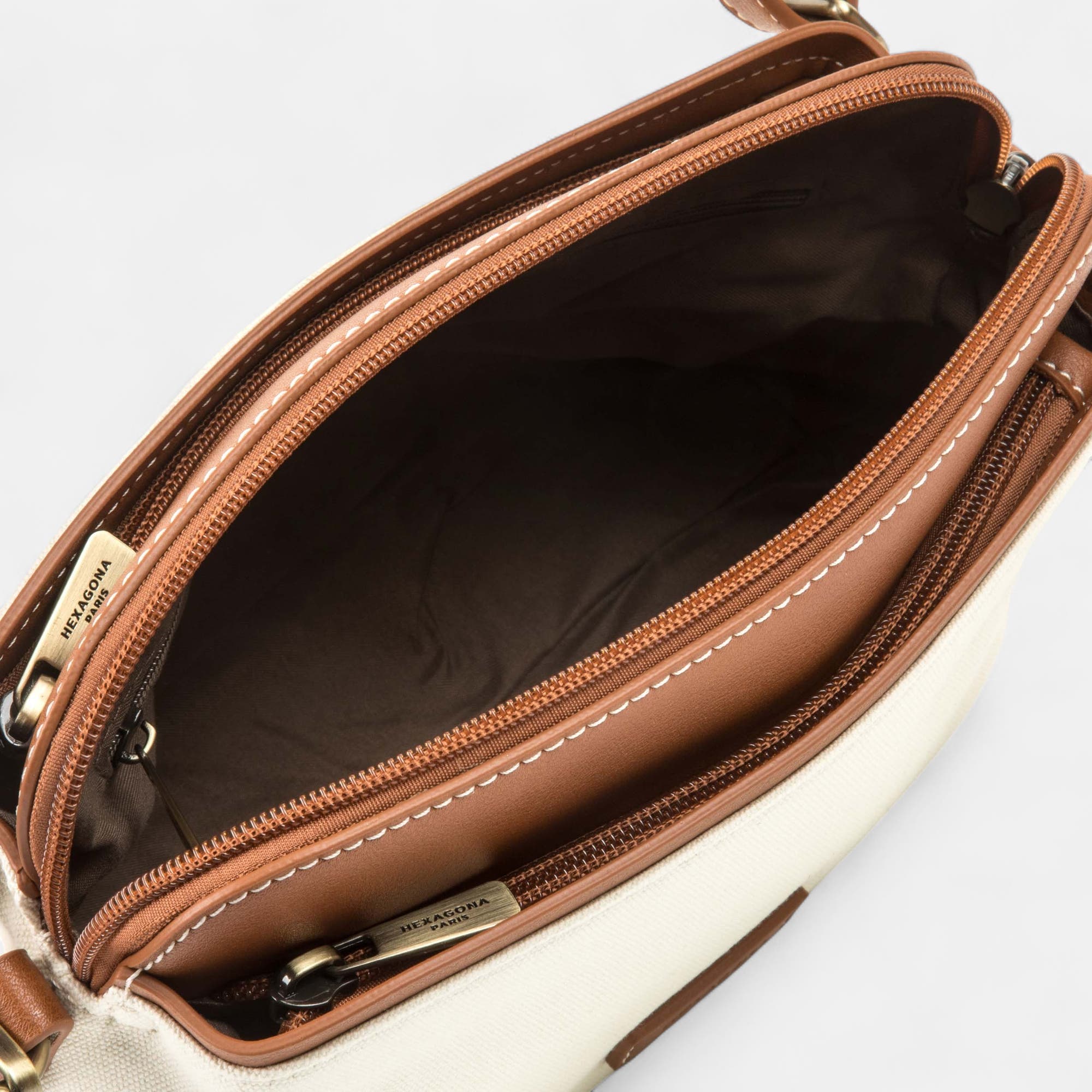 Sac bandoulière beige
