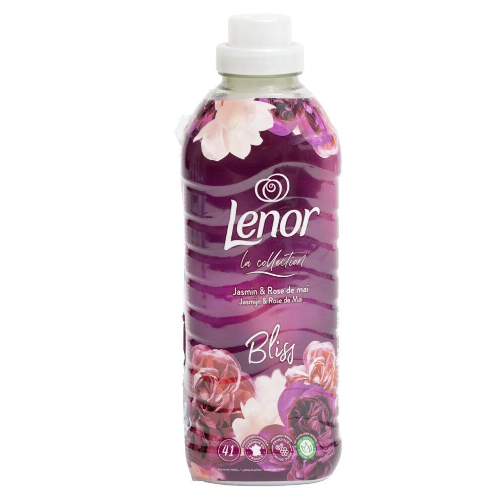 Adoucissant Lenor concentré liquide jasmin et rose de mai 41 lavages
