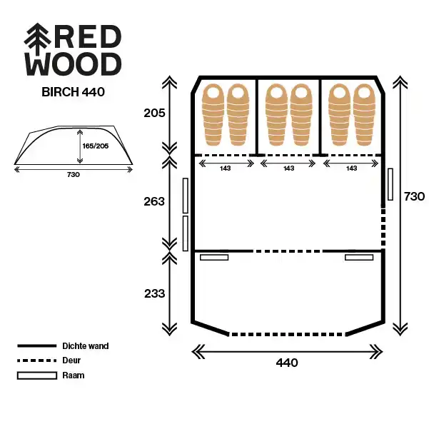 Birch 440 TC Tent