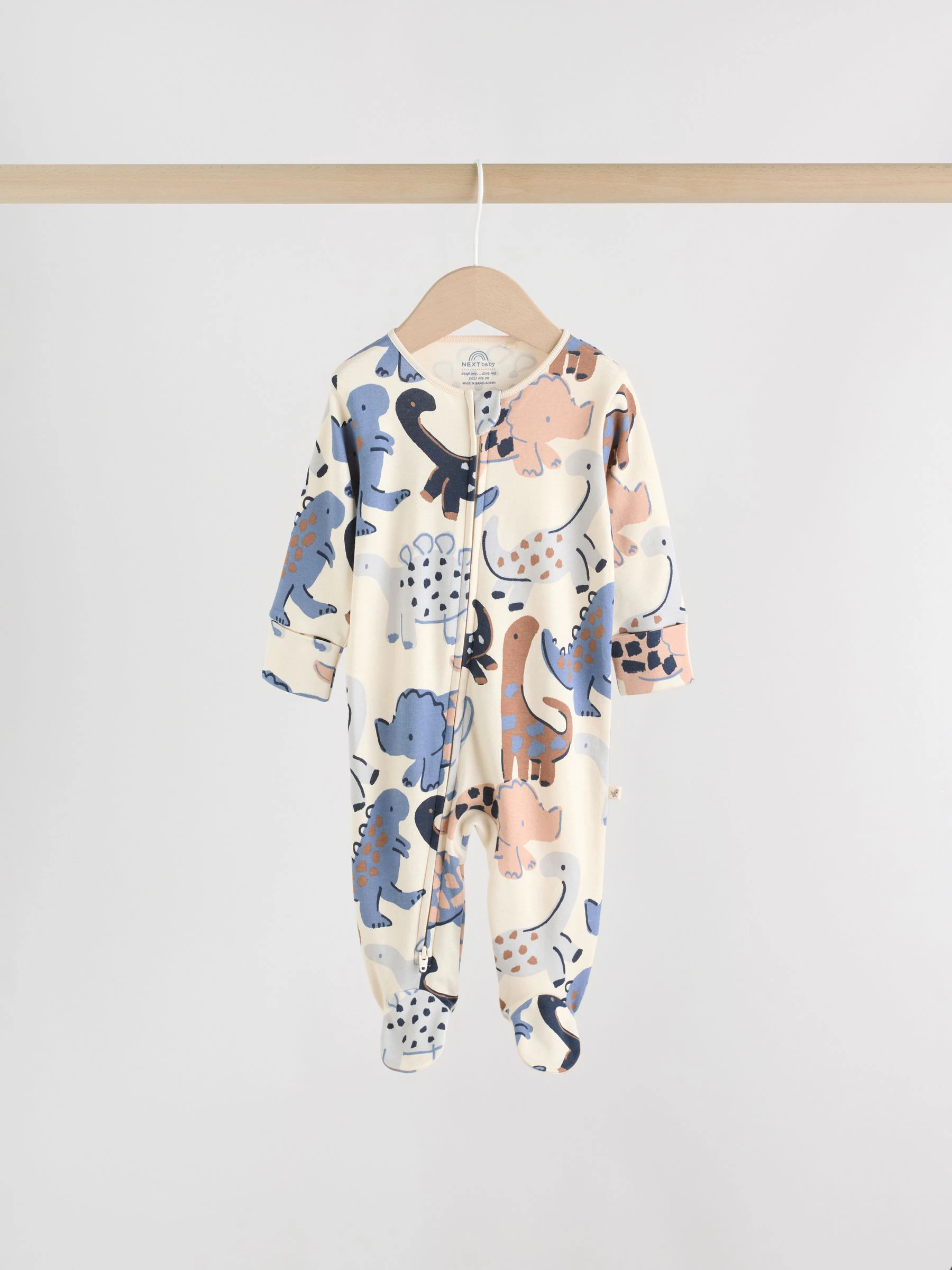 Marineblauw - Verpakking van 4 baby pyjama's met tweewegrits (0mnd -2jr)