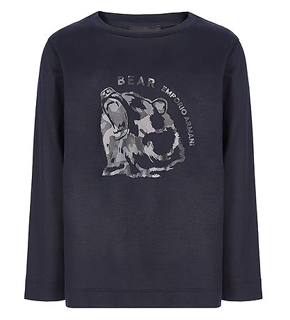 Emporio Armani Bluse - Navy m. Bj?rn