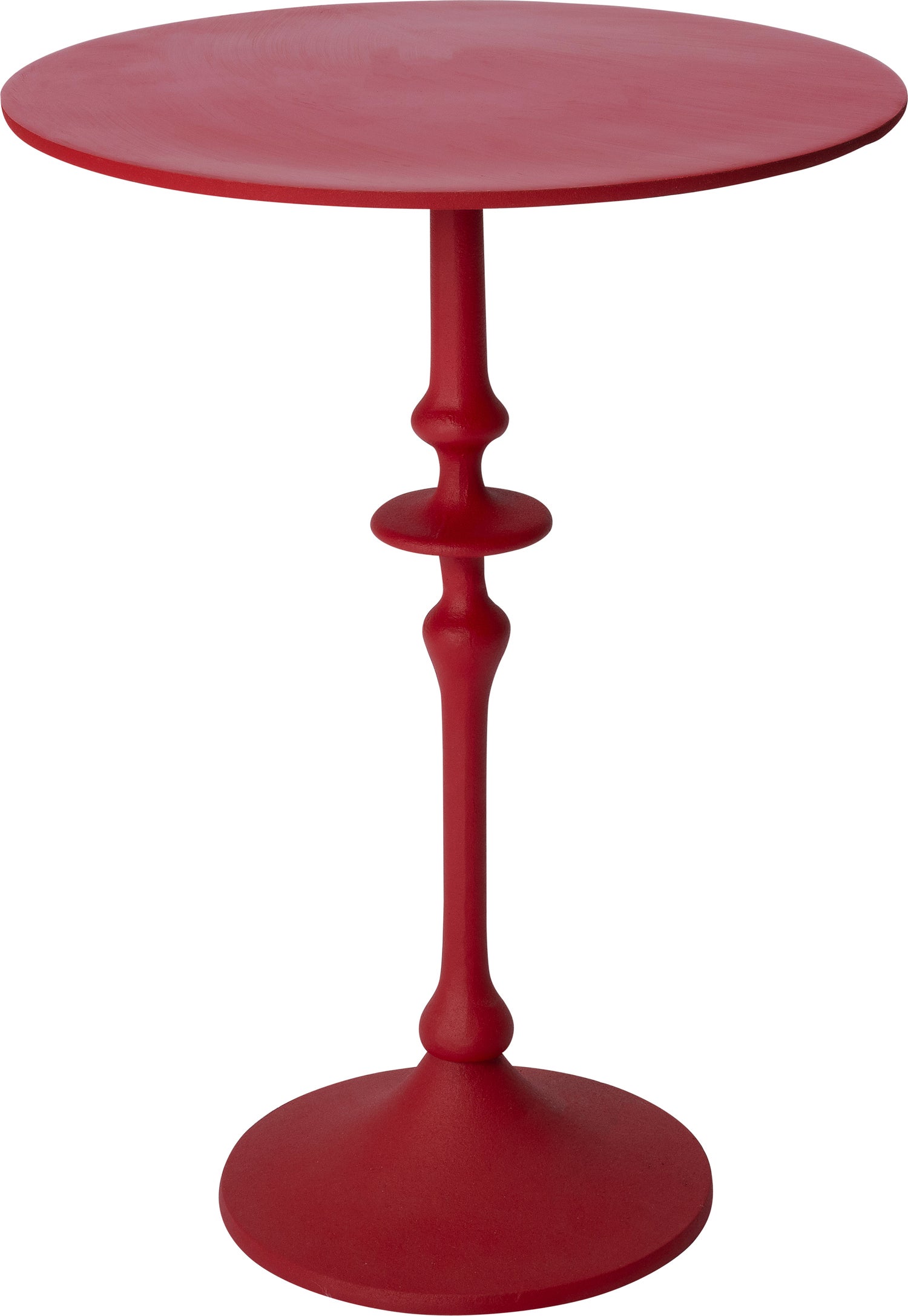 Intratuin bijzettafel Vela rood D 37 H 49 cm
