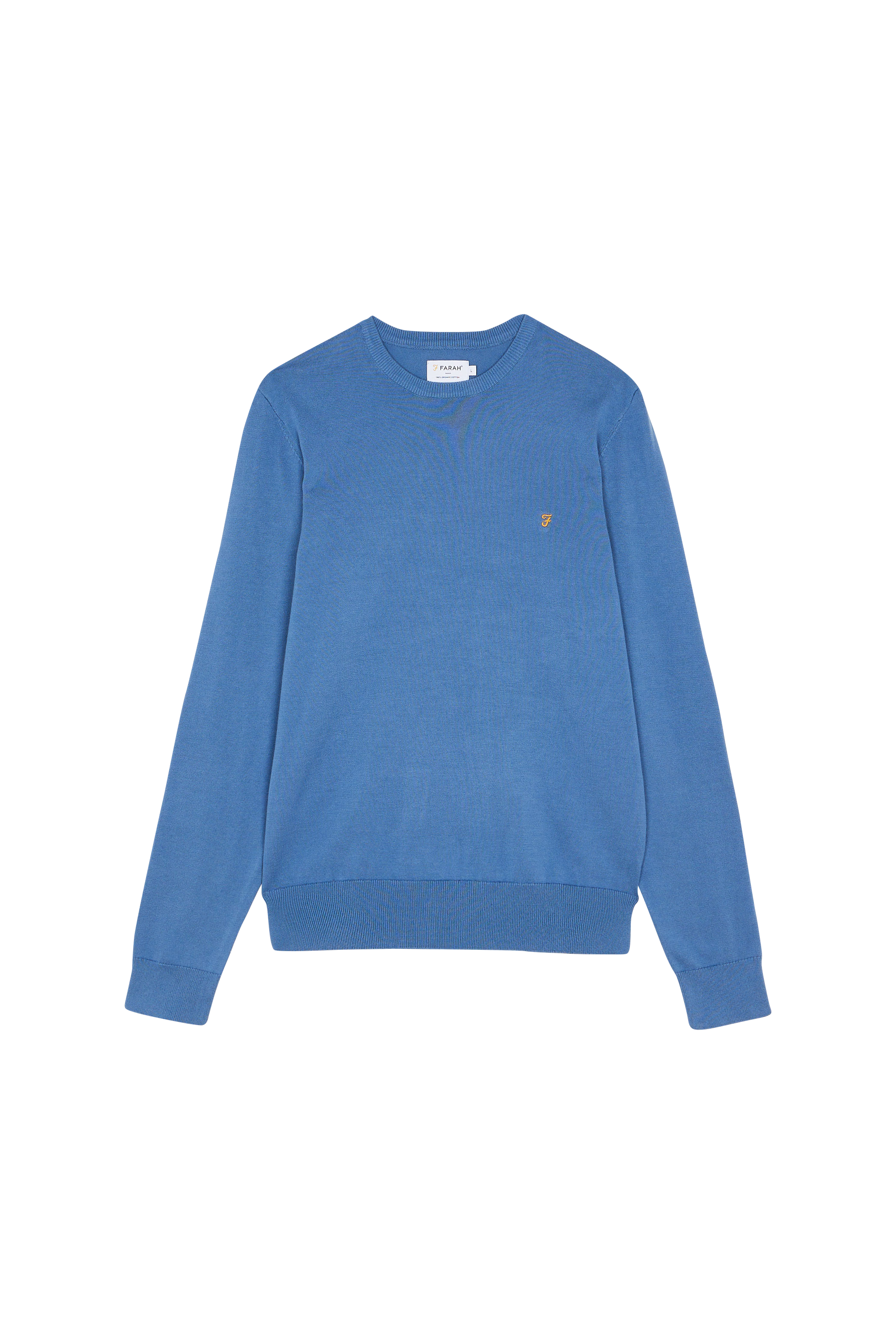 FARAH Pull mullen cotoon sweathe Bleu