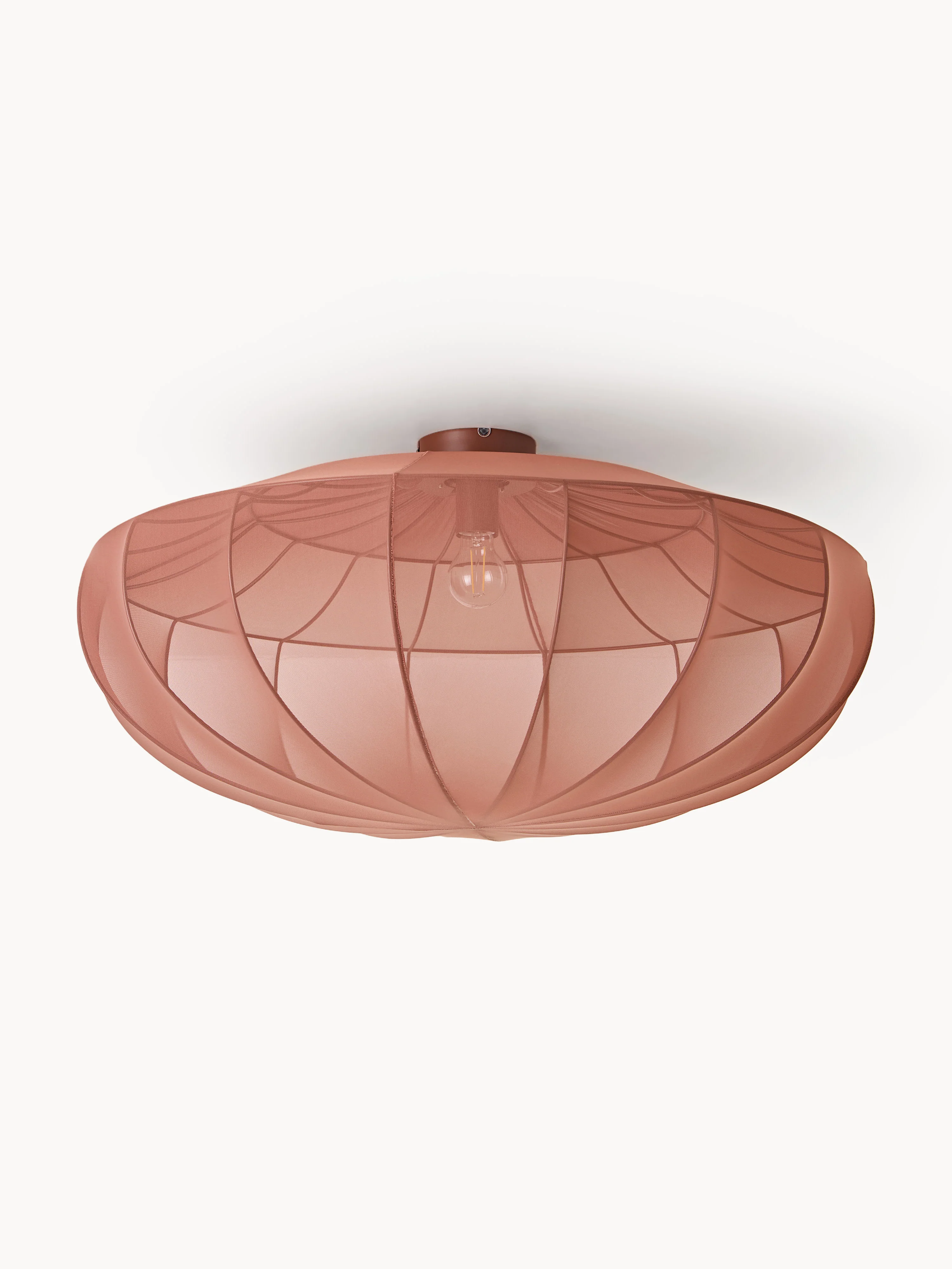 Grote plafondlamp Beau van netstof