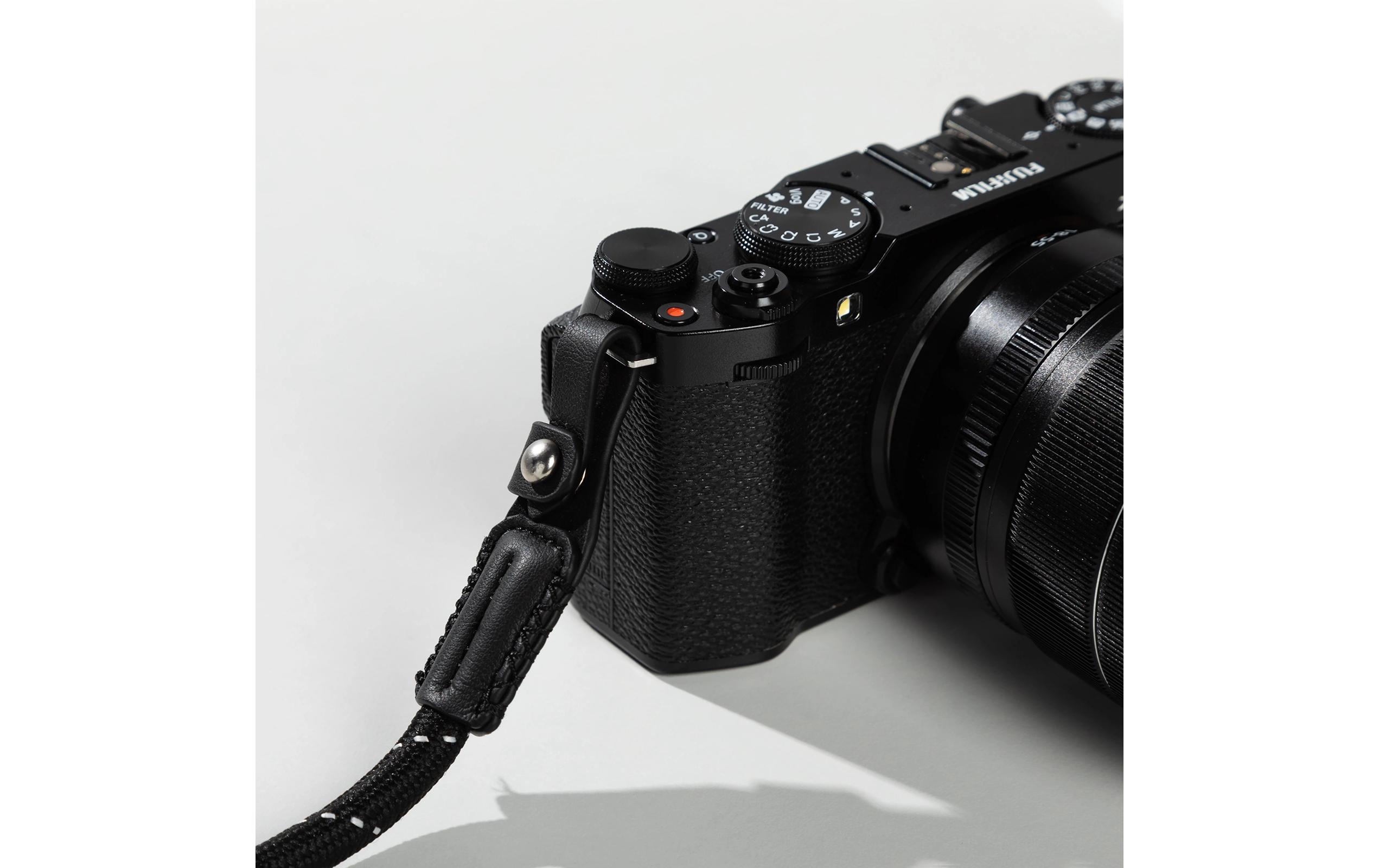 Universal Braided Shoulder Strap SchwarzKameragurt mit einer Tragkraft bis zu 10 kg