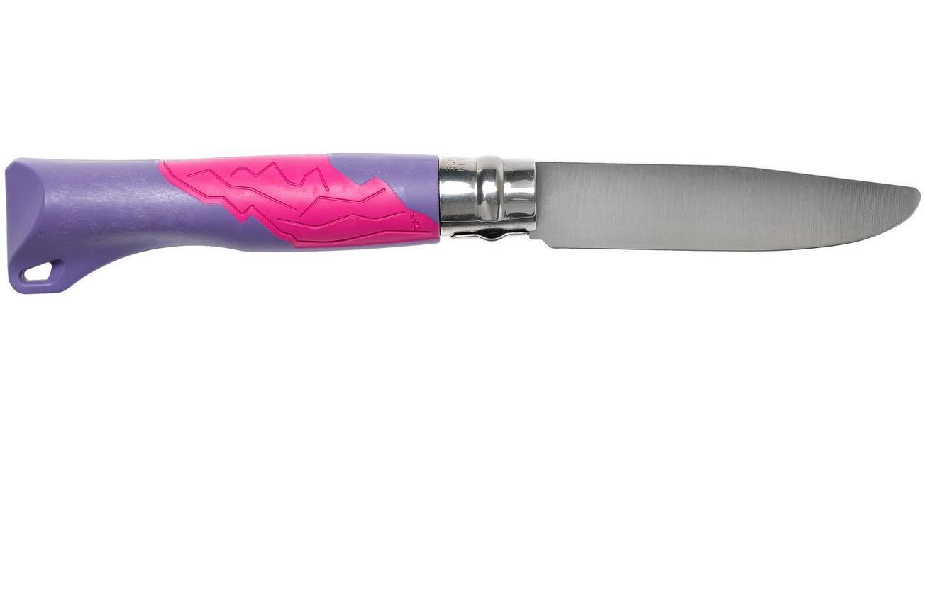 Opinel zakmes Outdoor No. 07 Junior zakmes, Purple/Parma