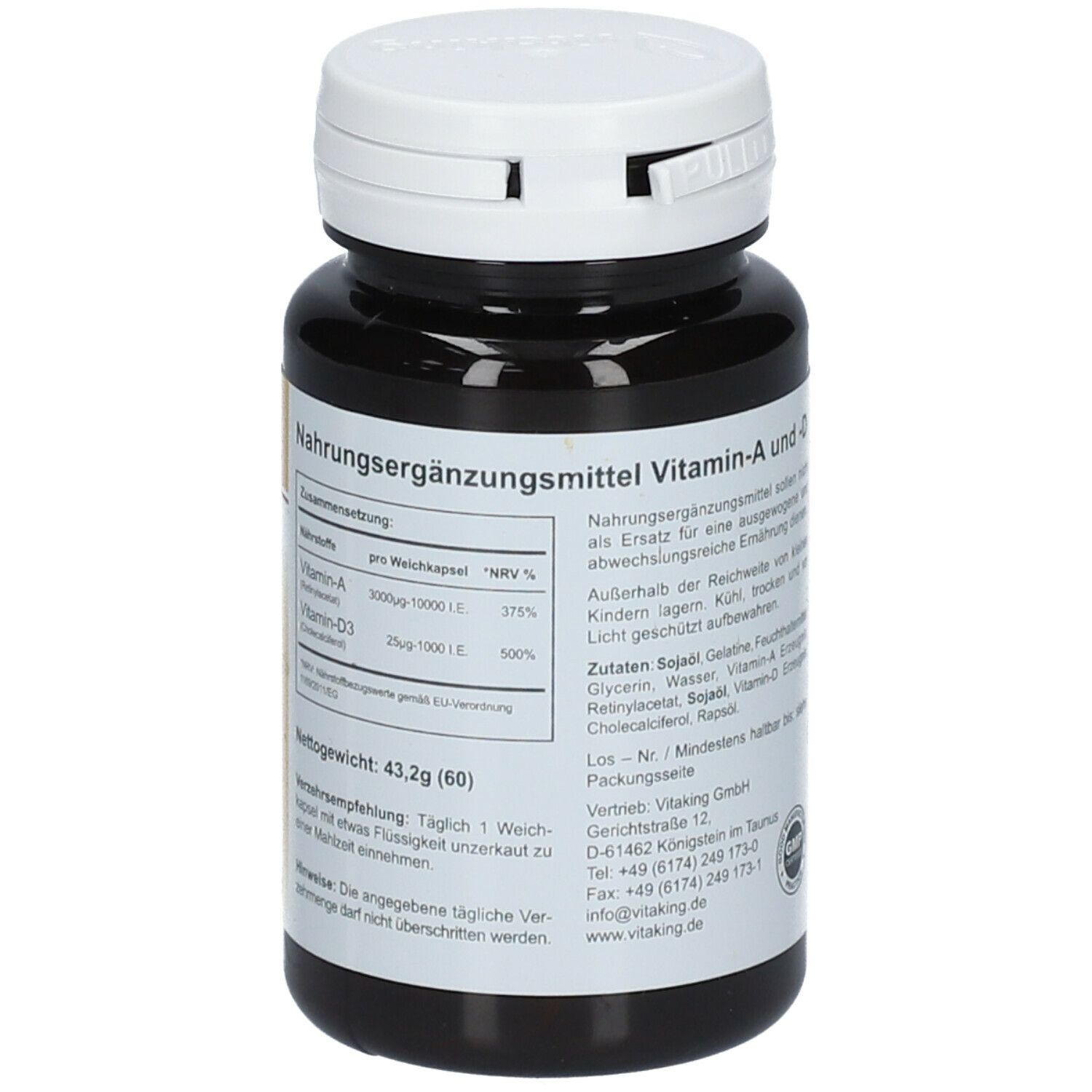 vitaking VITAMIN A&D 10.000/1.000 I.E.