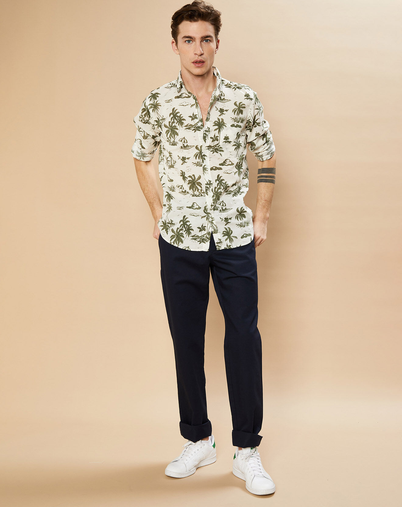 Hartford Pantalon en Coton & Lin Tanker marine