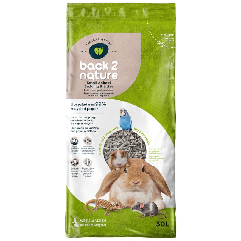 Litière Back-2-Nature Small ✓ pas cher