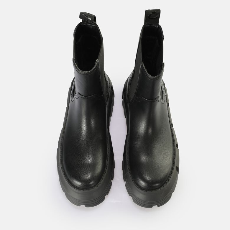 AVA Chelsea Bottes vegan, noir