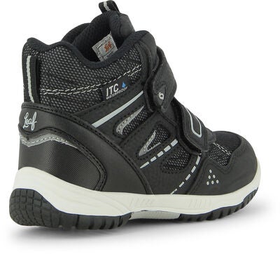 Leaf Kasuri WP Mid Sneakers, Svart