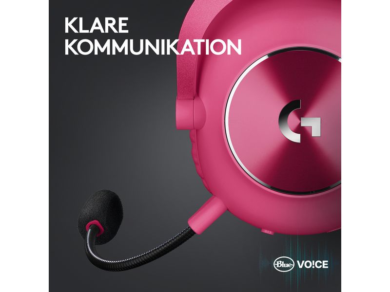 Logitech Headset G Pro X 2 Wireless Lightspeed Gaming Magen Kabelloses Over-Ear-Headset mit Surround-Sound und weichem Ohrpolster