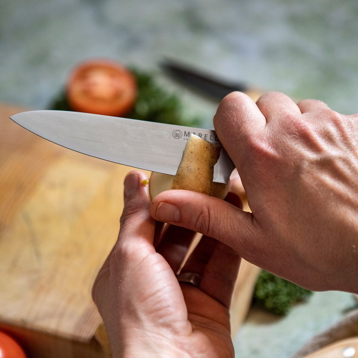 Knivsett med 5 kniver i europeisk tradisjon