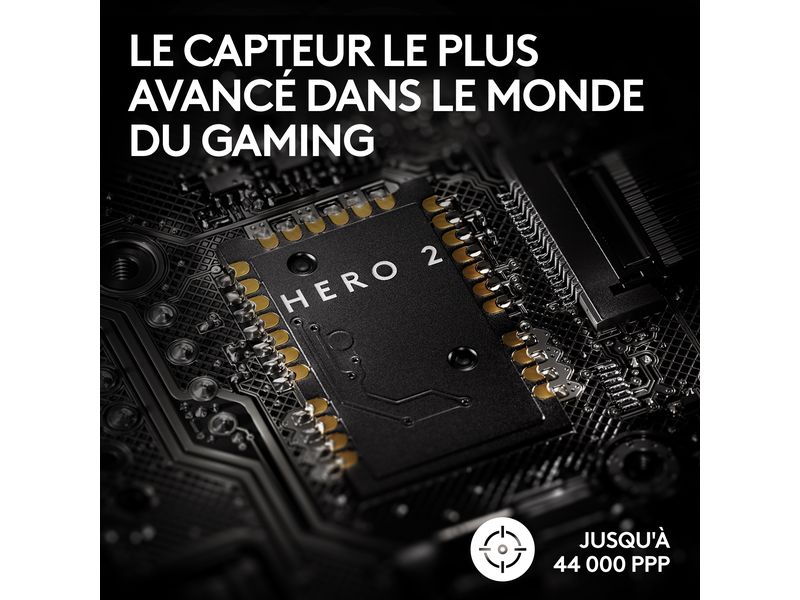 Logitech Gaming-Maus Pro X Superlight 2 Lightspeed Schwarz Extrem leichte Gaming-Maus mit leistungsvoller Performance