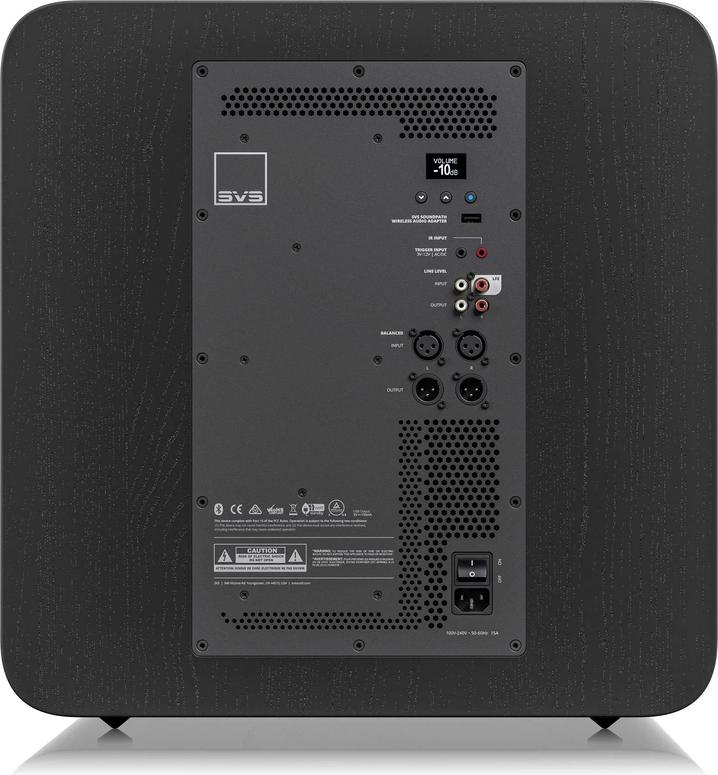 SVS SB-17 Ultra R Evolution Bois noir Caissons de basses