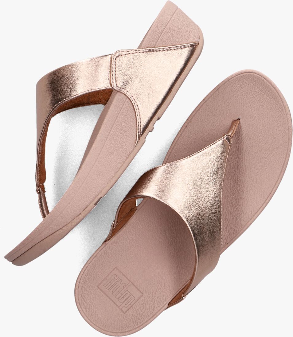 roze fitflop slippers lulu leather toe-post