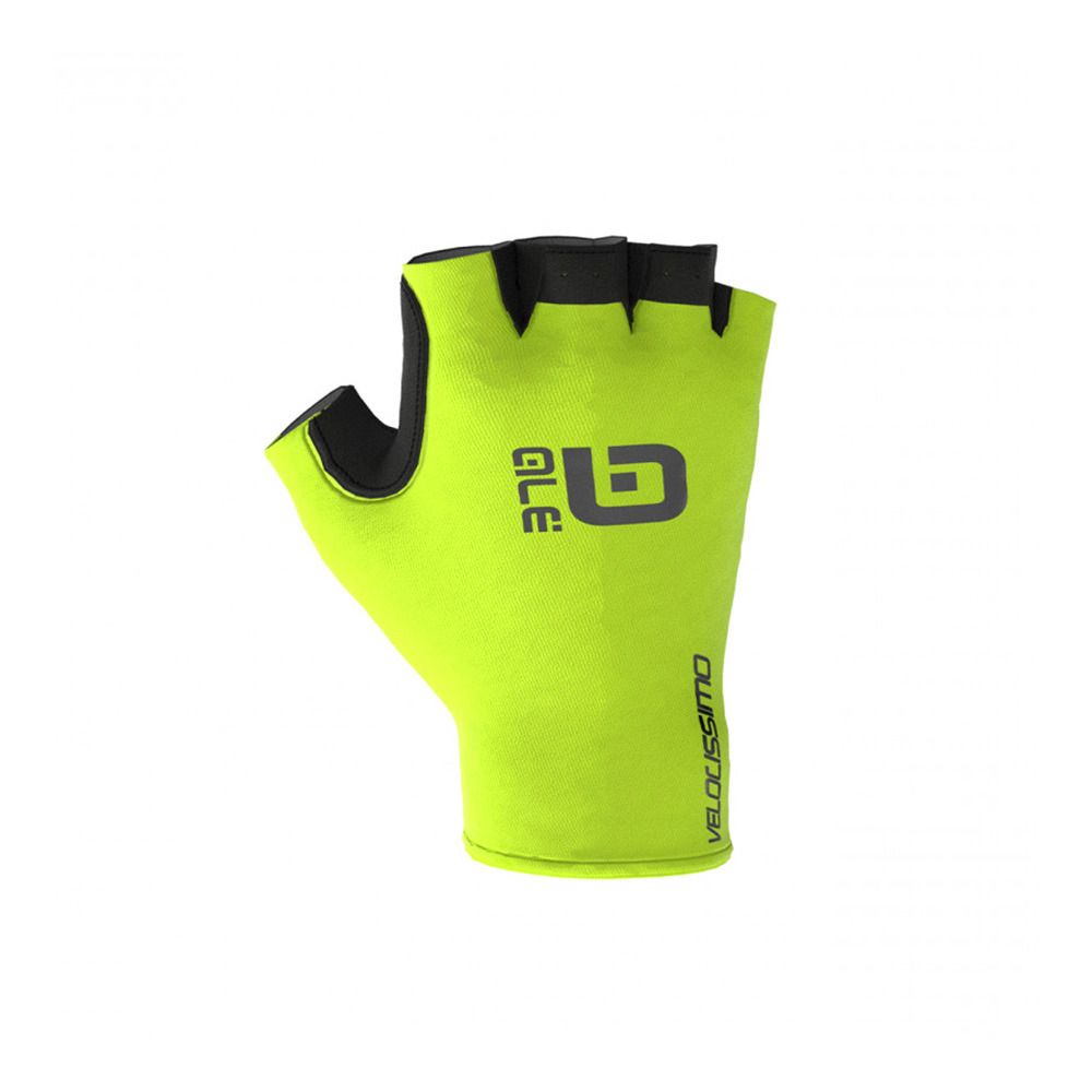 Ale VELOCISSIMO - Mitaines glo fluo-nro/fluo yell-blk