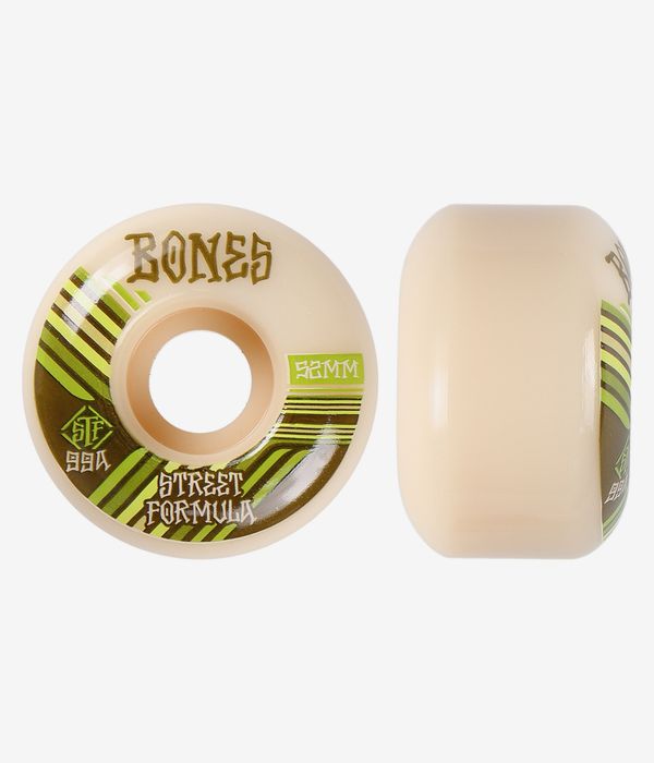 Bones STF Retros V4 Rollen (white green) 52mm 99A 4er Pack